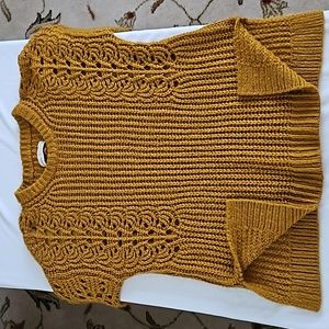 Anthropologie pilcro sweater sz XS color   mustard in good condition